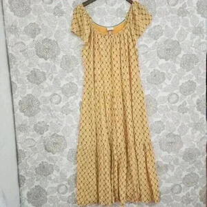 Knox Rose Yellow Patterned Dress